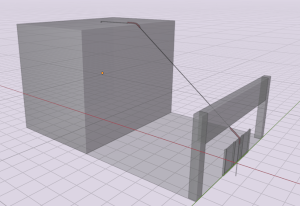 圖 1: 玻璃破裂前示意圖