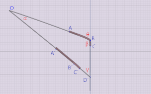 圖 6: 繩索斷裂處位於保護套下方約 17cm 處